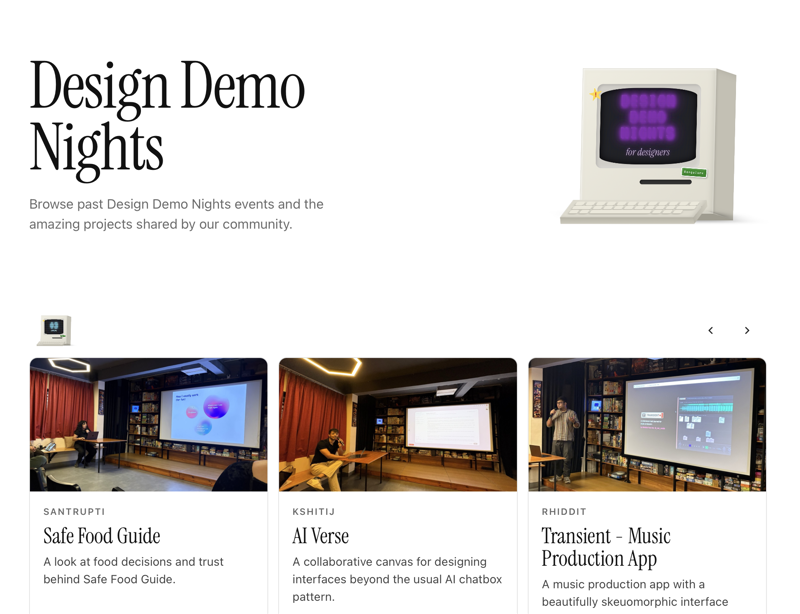 Design Demo Nights