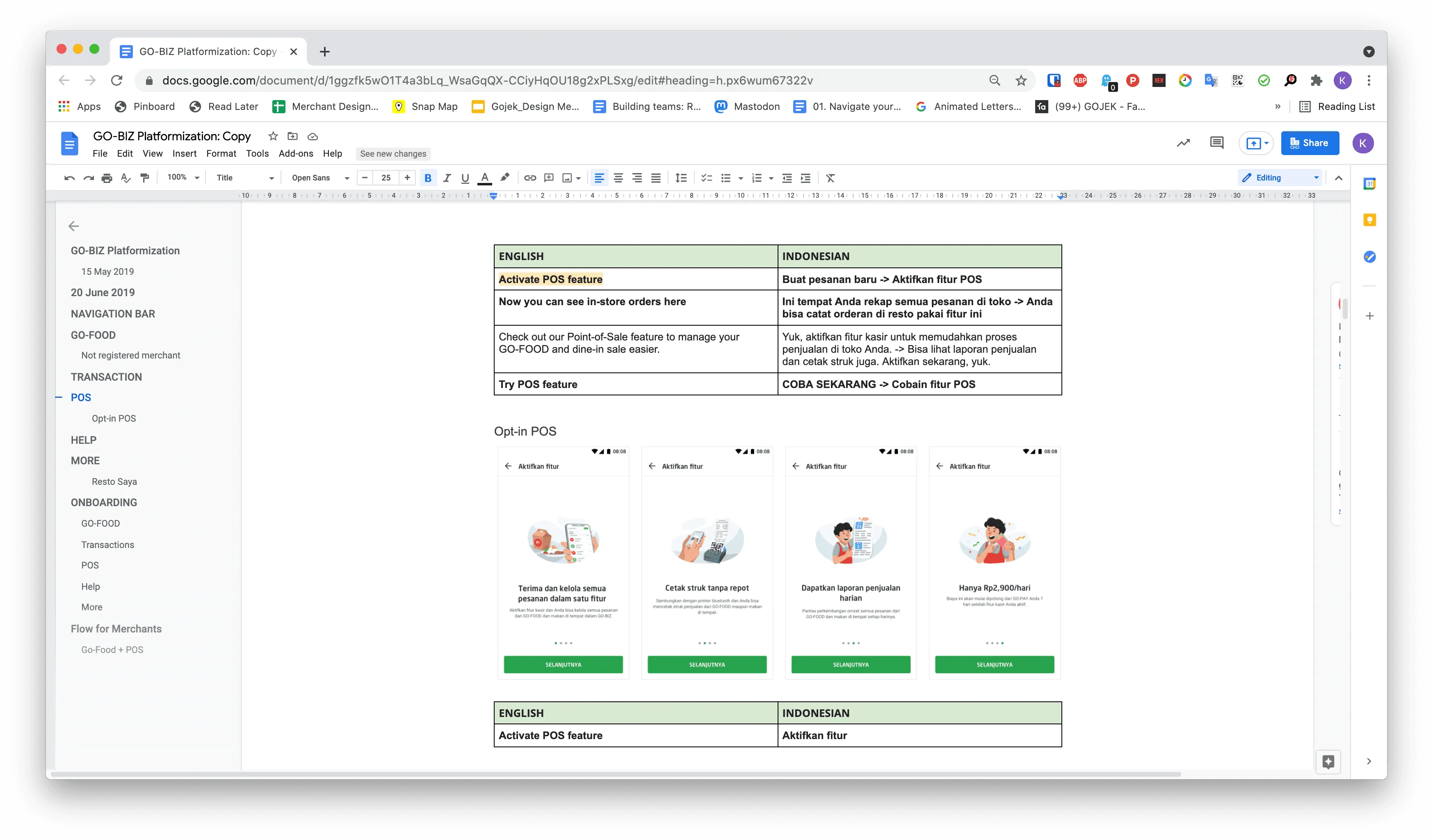 How we managed copy in Google Docs
