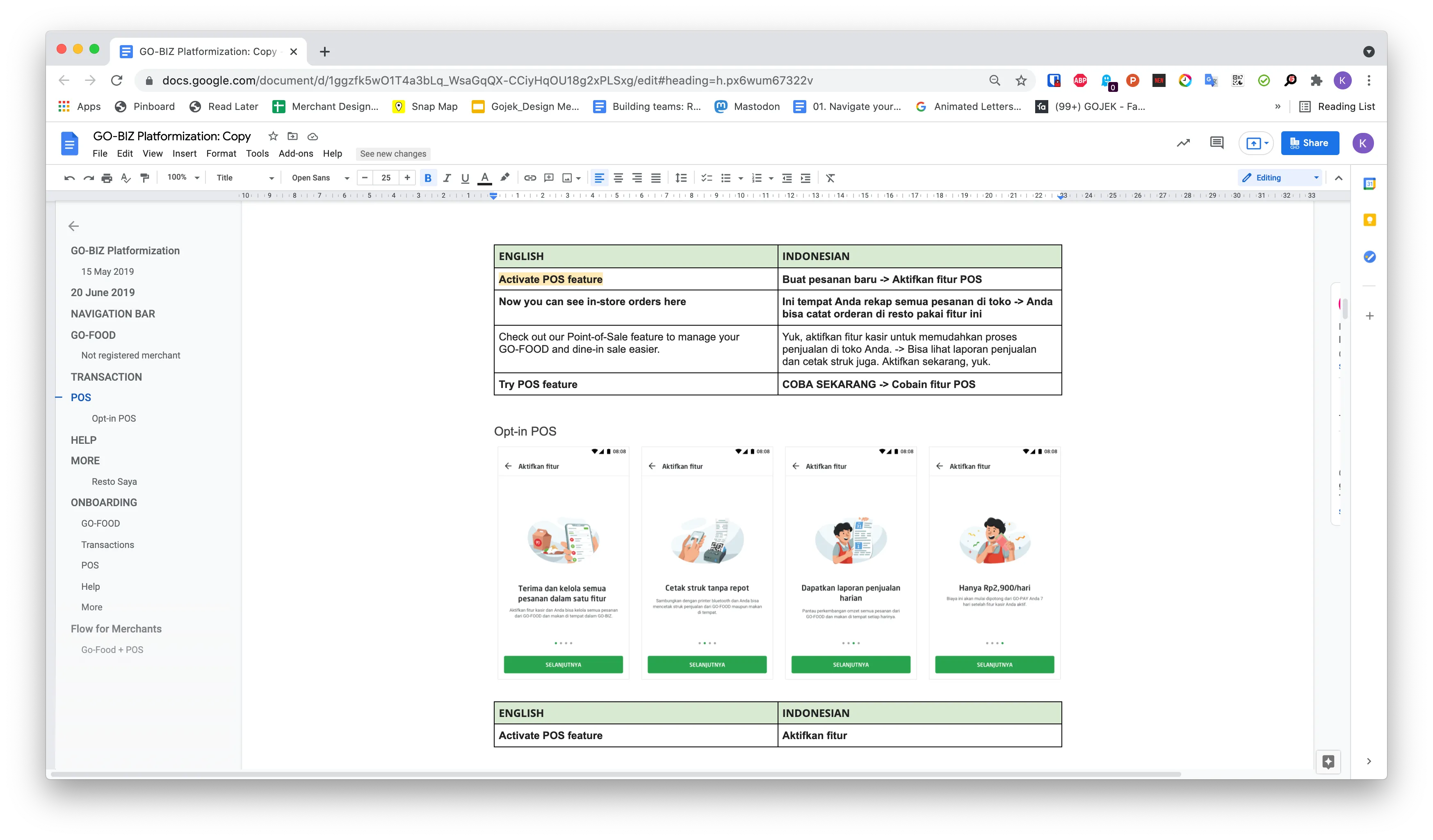 How we managed copy in Google Docs