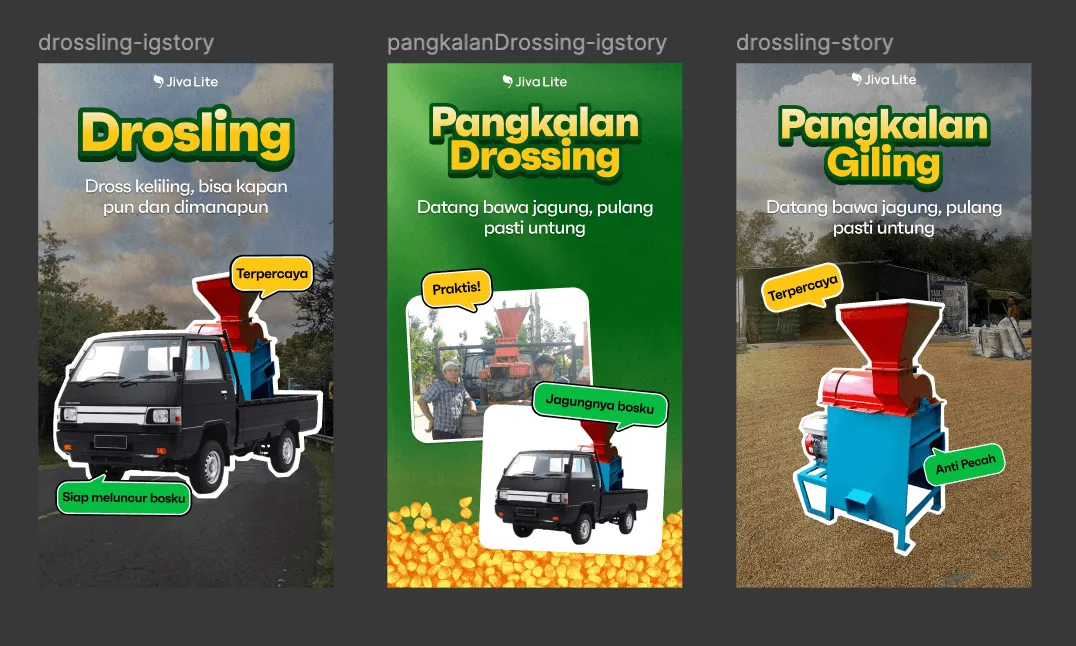 Some ads we made for recruiting drossers
