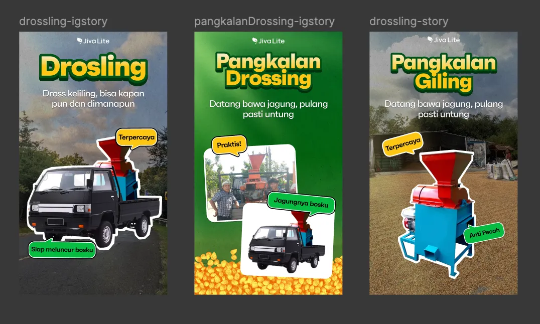 Some ads we made for recruiting drossers