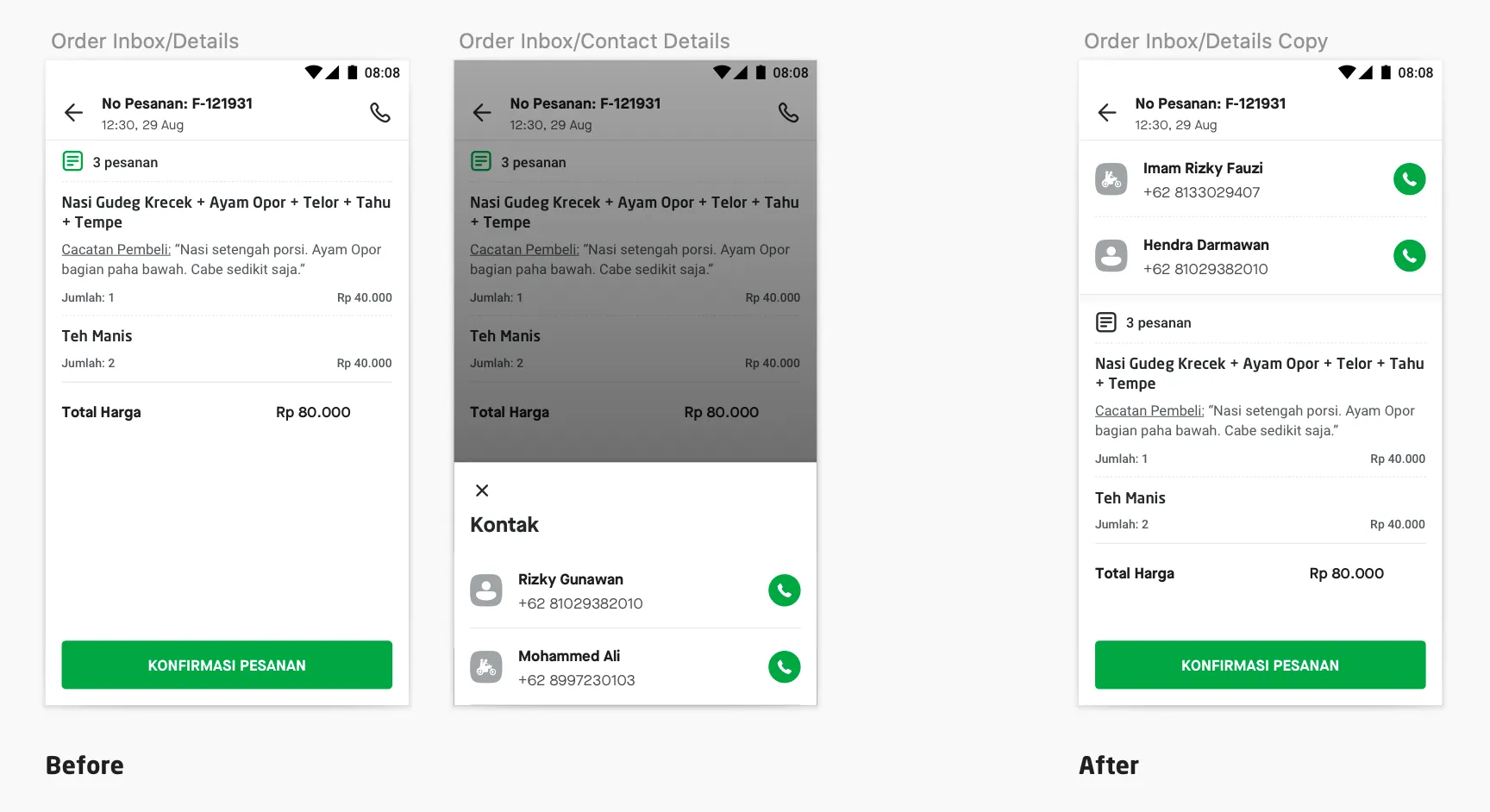 There's a lot more back and forth than we expected