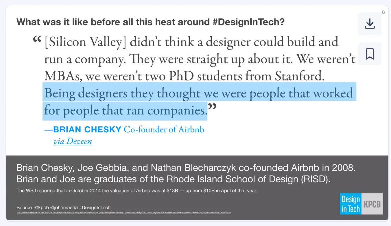 Source: 2014 interview in Dezeen