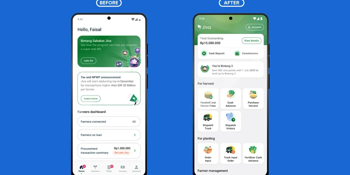 Fixing the Information Architecture of the Sahabat Jiva app