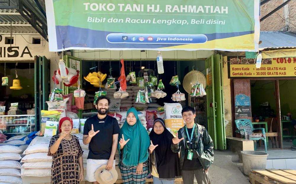 Field visit with the Jiva team